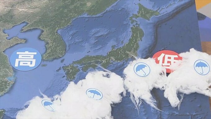 16日は天気回復しない？　急変の予想　激しい雨に落雷や雹＆竜巻の恐れ　気象予報士が解説　|　山梨のニュース | ＵＴＹテレビ山梨