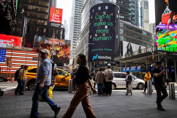 AI時代の就職戦線、ウォール街に矛盾－現場で推進も採用では禁止