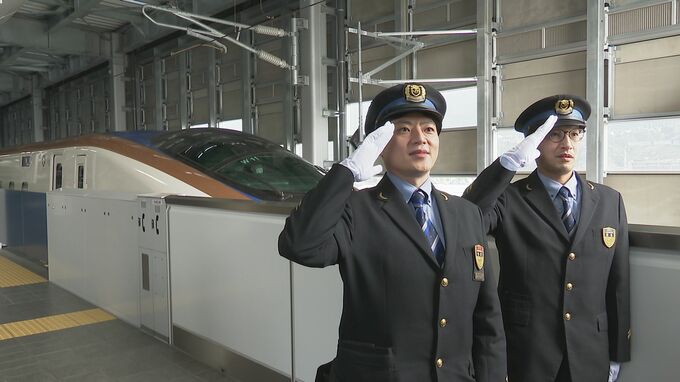 「能登を元気づけたい」北陸新幹線の敦賀延伸“１番列車”に被災地出身の乗務員　|　石川県のニュース｜MRO北陸放送