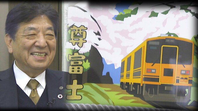 「電車道のように…」尊富士の『化粧まわし』に込められた想い　津軽鉄道が桜のトンネルを通り抜ける…　祖父の家からも見える『思い出の景色』　|　青森のニュース│ATV NEWS│青森テレビ