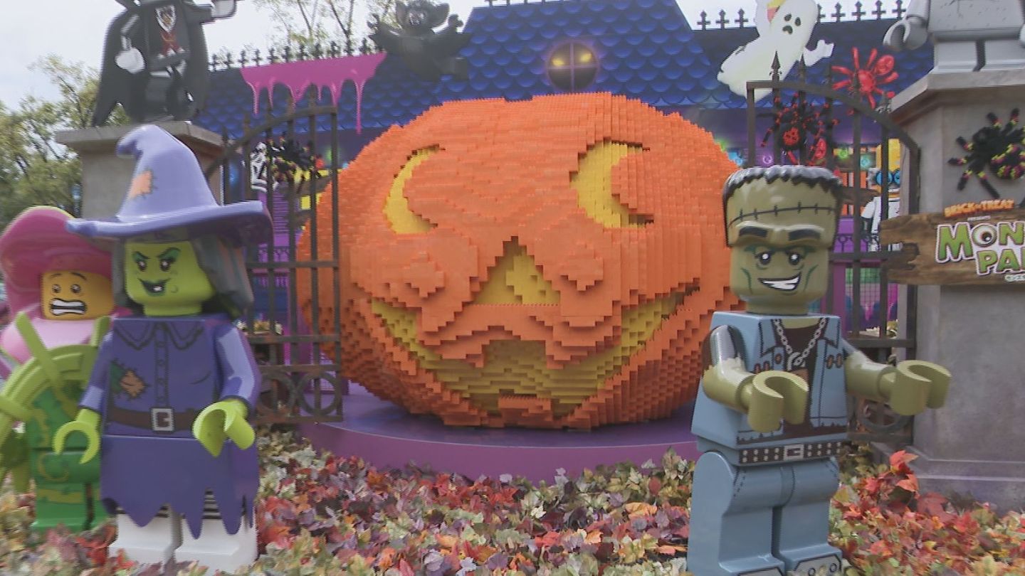 レゴランドでハロウィンイベント　レゴブロック6万個を使った巨大｢かぼちゃ｣も登場　