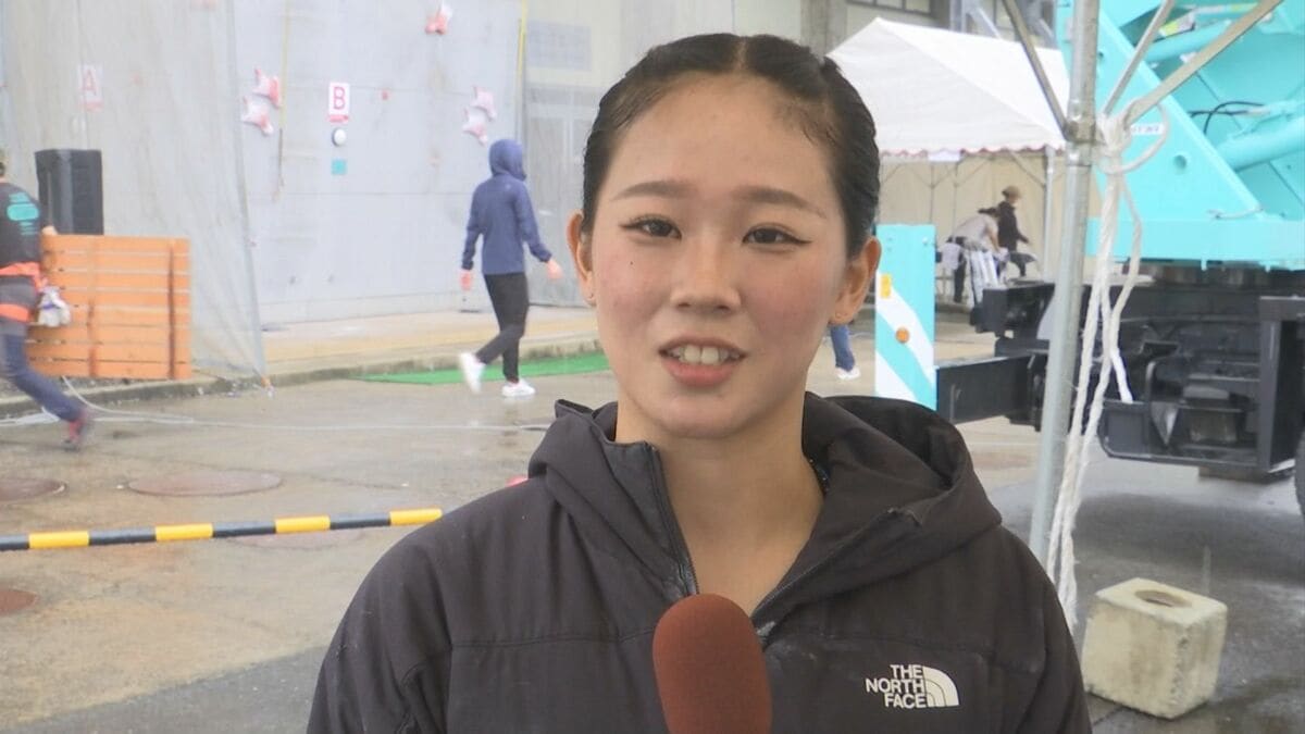 ロス五輪目指し…3回目の日本記録更新 スポーツクライミング・林