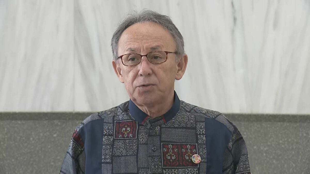 玉城知事 「注意喚起や再発防止策を連休前に」　辺野古沖転覆事故から１か月