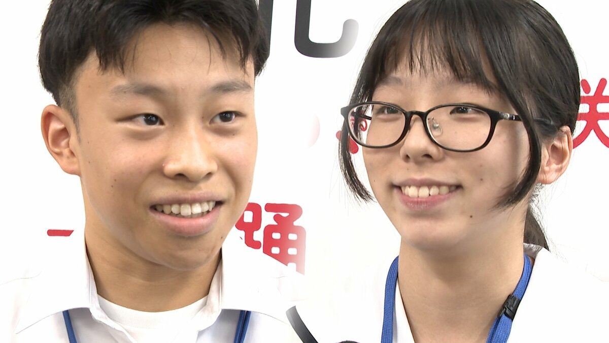 国スポ・トランポリンに出場、中村臨成選手・木戸葵選手が意気込み「決勝に残れるよう演技を」【高知KUROSHIOトランポリンクラブ】