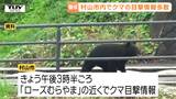 村山市でクマの目撃相次ぐ　まだ人里の近くにいる可能性も（山形）　|　山形のニュース│TUYテレビユー山形