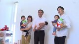 第３子誕生の家庭に米１俵　知事が訪問してお祝い|TBS NEWS DIG