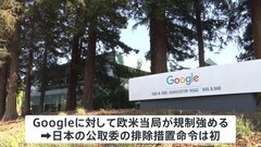 Googleの独禁法違反を認定する方針固める　日本の公正取引委員会、初の排除措置命令へ| TBS CROSS DIG with Bloomberg