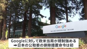 Googleの独禁法違反を認定する方針固める　日本の公正取引委員会、初の排除措置命令へ|TBS NEWS DIG