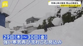 今シーズン最長の“居座り寒波”で交通・選挙準備に影響　寒波終わってもまだ寒い…29日（木）から再び強い寒気が流れ込むか【news23】|TBS NEWS DIG