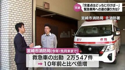 交差点で後ろから 右折中に右側から 救急車や消防車 パトカー