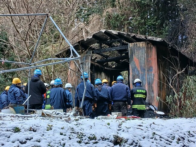 住宅1棟全焼　焼け跡から1人の遺体発見　山口・周南|TBS NEWS DIG