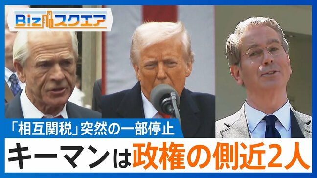 “トランプ関税”突然の方針転換…キーマンは「政権の側近2人」【Bizスクエア】 |TBS NEWS DIG