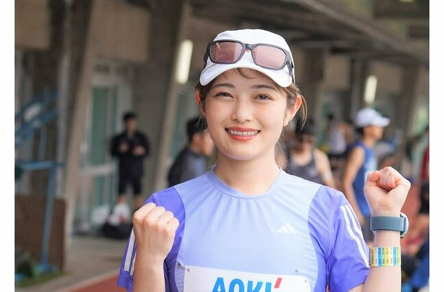 【井上咲楽】　「長野マラソン」「記録は3時間20分50秒で自己ベスト更新」　「総じて楽しいレースでした！」|TBS NEWS DIG