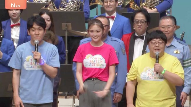 お笑いコンビ「タイムマシーン3号」とタレント・ゆうちゃみさん 事故防止を呼びかけ　9月21日に始まる秋の全国交通安全運動を前に|TBS NEWS DIG
