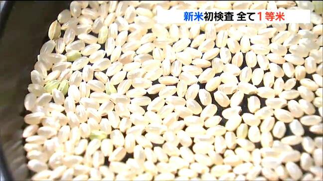猛暑乗り越え品質は最高に　新米初検査で全量が1等米に　宮城・石巻市|TBS NEWS DIG