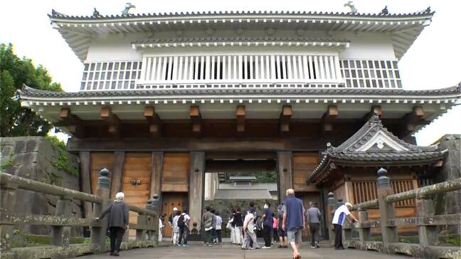 鹿児島城の御楼門　「県民の日」に特別公開|TBS NEWS DIG