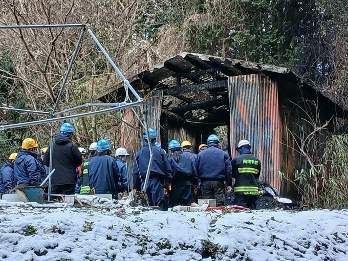 住宅1棟全焼　焼け跡から1人の遺体発見　山口・周南|TBS NEWS DIG