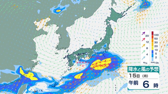 【気象情報】警報級の大雨のおそれ　週明け15日（月）に東日本太平洋側と沖縄・奄美地方　梅雨前線上の低気圧が本州の南岸を進む　気象庁　【12日～17日の雨と風のシミュレーション画像掲載】　|　SBC NEWS | 長野のニュース | SBC信越放送