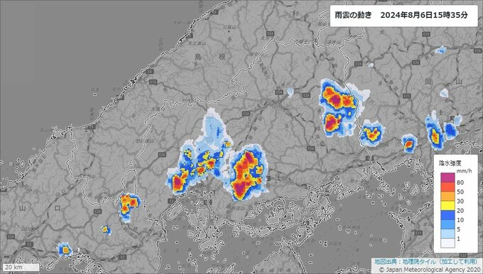 【東広島市に大雨警報】県内は大気の状態が不安定　あちこち積乱雲が発達　局地的に激しい雨　道路の冠水など注意　|　RCC NEWS | 広島ニュース | RCC中国放送