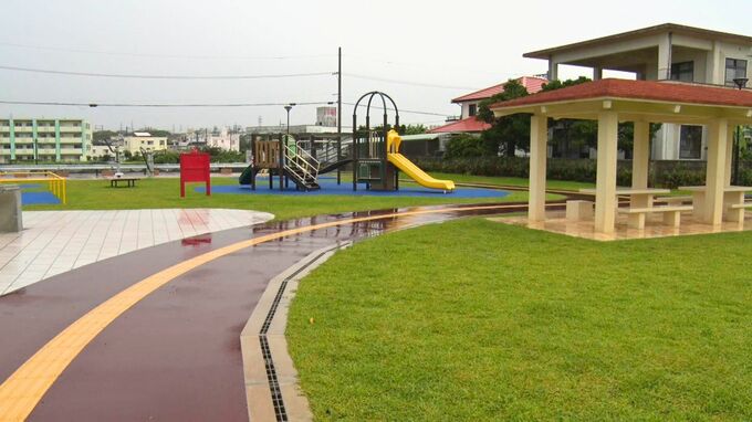 「地域の公園」がなかったうるま市赤野区　子どもたち待望の公園が完成　区を挙げて祝福　|　沖縄のニュース｜RBC 琉球放送