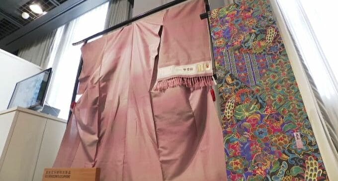 「軽くて暖かい、幻の紬」牛首紬の展示会 元・エルメスのデザイナーの作品も　|　石川県のニュース｜MRO北陸放送
