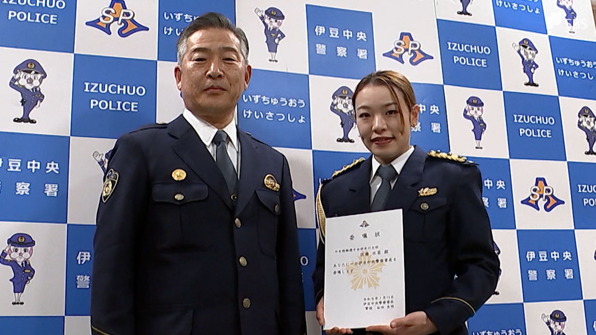 110番の適切な利用と自転車のヘルメット着用呼び掛け 自転車競技の佐藤