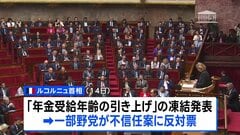 予算案めぐり混迷のフランスで「内閣不信任案は否決」 極右政党などが賛成も過半数に届かず　マクロン大統領の“年金改革”凍結で一部野党が反対票| TBS CROSS DIG with Bloomberg