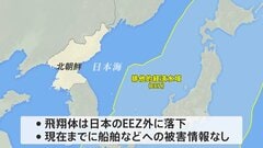 北朝鮮が弾道ミサイルの可能性があるものを発射 ＥＥＺ外に落下か | TBS CROSS DIG with Bloomberg