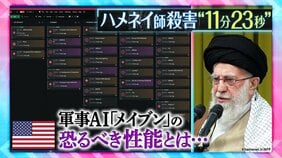ハメネイ師殺害“11分23秒”　米軍AI「メイブン」とは…「まるで魔法だ」24時間で1000か所の攻撃可能に【THEワールドチェンジ】|TBS NEWS DIG