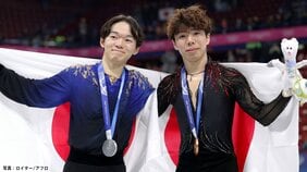 鍵山優真が銀メダル！佐藤駿は会心フリーで涙の銅メダル、日本勢W表彰台　王者マリニンがまさかの8位|TBS NEWS DIG