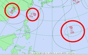 【気象情報】“台風のたまご”＝熱帯低気圧が次々と発生…3つに⁉“トリプル”熱低が発生か【28日（金）までの雨風シミュレーション】気象庁の予想天気図|TBS NEWS DIG