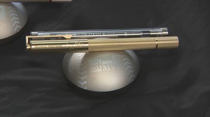 大谷翔平　MVP限定ペン 大谷翔平選手ホームラン王＆MVP獲得記念！高級二刀流文具「Laurett's