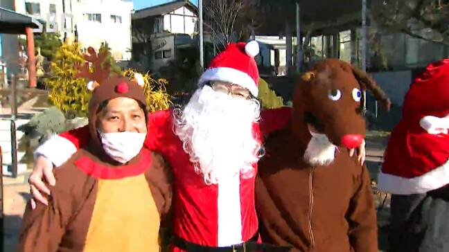 サンタやトナカイの姿で介護施設への送迎　「サンタで走ろうプロジェクト」が今年もスタート|TBS NEWS DIG