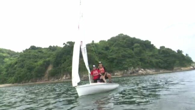 風を切る快感！新居浜東高1年生が潮風を浴びてヨット実習・愛媛|TBS NEWS DIG
