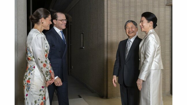 天皇皇后両陛下 スウェーデン皇太子夫妻と夕食 愛子さまもお茶の席に 陛下は万博で来日した約30か国の王族らと国際親善|TBS NEWS DIG