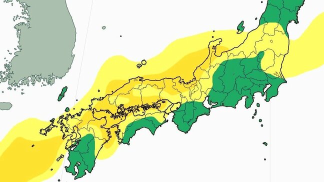 【黄砂情報】1日夕方から2日にかけて西日本の広範囲に黄砂予想　視程低下や交通影響のおそれ【1日～3日までの黄砂シミュレーション】|TBS NEWS DIG