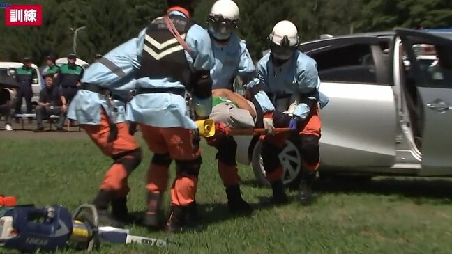 盛岡市　大雨洪水を想定した総合防災訓練　去年は大雨災害で訓練実施できず2年ぶり|TBS NEWS DIG
