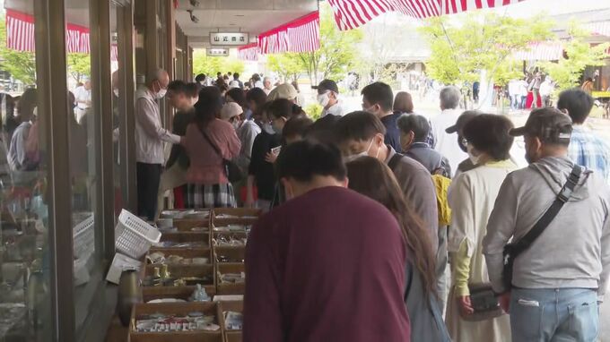 女性作家の作品が大人気！GWに「割安の掘り出し物」を求めて 九谷茶碗まつり開幕　　|　石川県のニュース｜MRO北陸放送