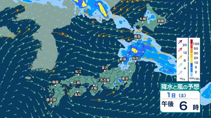 【 今後の雨 】雷を伴う激しい雨の所も　東北は24時間予想降水量120ミリ　土砂災害に厳重警戒　東～西日本では40℃に迫る所も【5日(水)までの雨風シミュレーション・31日午後10時更新】|TBS NEWS DIG
