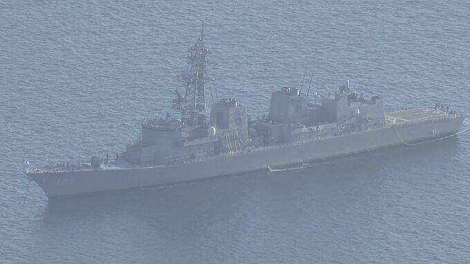 【詳報】海自・護衛艦「いなづま」山口県周防大島沖で航行不能に 岩などに乗り上げたか？乗組員ら190人にけがなし|TBS NEWS DIG