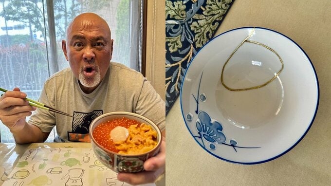 【 武藤敬司 】盟友・橋本真也からの茶碗「復活しました！！」　見事な金継ぎ「これでもう30年使ってやる！」|TBS NEWS DIG