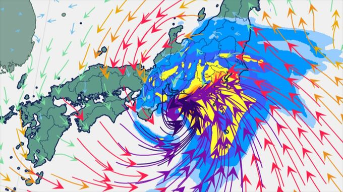 【台風情報】台風6号　３日は暴風域を伴ったまま関東甲信地方に接近のおそれ　土砂災害に厳重に警戒　【進路予想・雨と風のシミュレーション】　|　山梨のニュース | ＵＴＹテレビ山梨