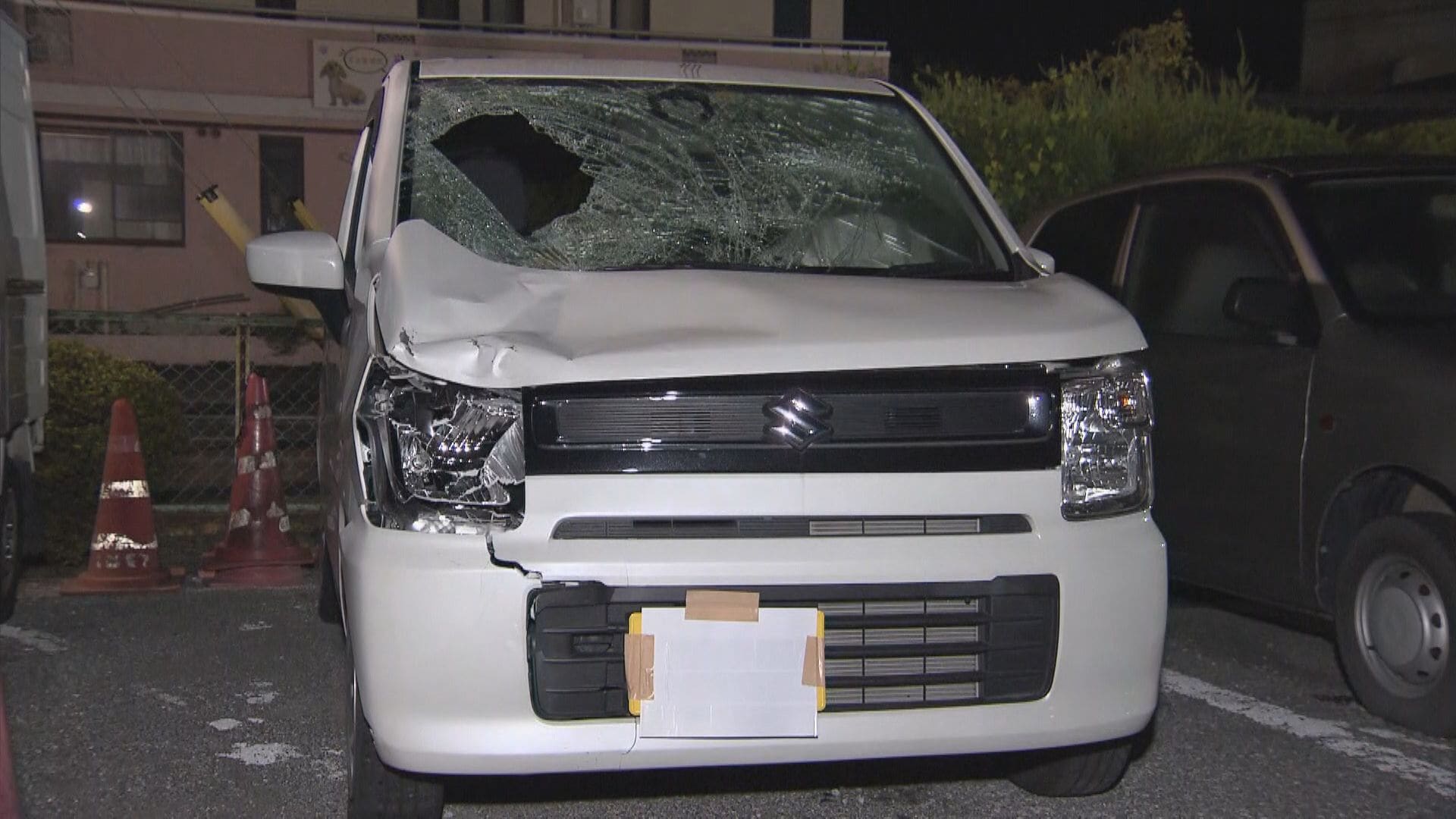 高齢男性が軽乗用車にはねられ死亡 岐阜・各務原市