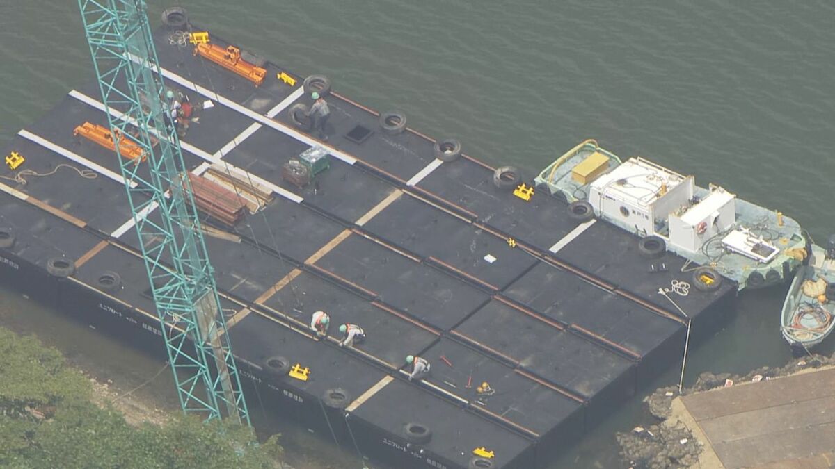 墜落した自衛隊機　来週後半から引きあげ開始予定　入鹿池では準備進む