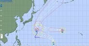 【週間天気】台風29号発生でトリプル台風…28号と接近し進路影響か　週末の西日本は雨に注意（5日午前10時 気象庁発表）【雨と風のシミュレーション画像】　|　富山のニュース｜天気・防災｜チューリップテレビ