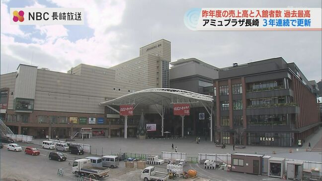 「まちのにぎわい創造する企業に」アミュプラザ長崎の昨年度売上高と入館者数が過去最高に　人気イベントが集客後押し|TBS NEWS DIG