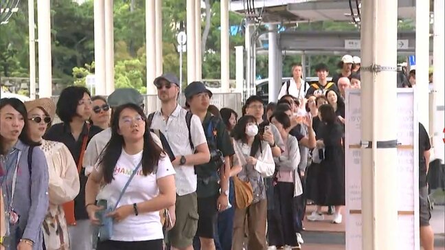 「瀬戸内国際芸術祭2025」秋会期始まる　高松港では大勢の人の列　初参加の宇多津など14エリアで38日間【岡山】|TBS NEWS DIG