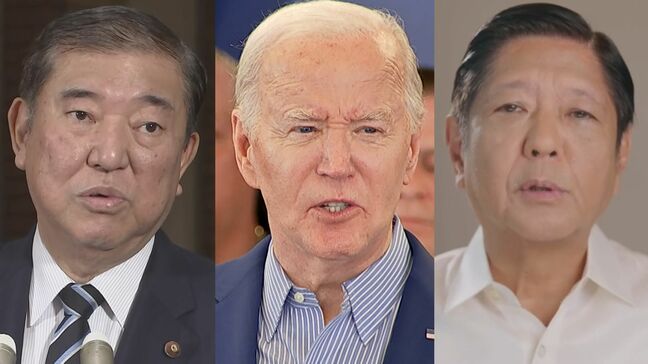【速報】日米比首脳が電話会談　海洋安全保障、経済安保などの協力進展を確認|TBS NEWS DIG