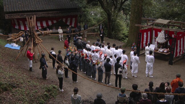 千年以上続く祭り「等覚寺の松会」　住民らが五穀豊穣願う　福岡県苅田町|TBS NEWS DIG
