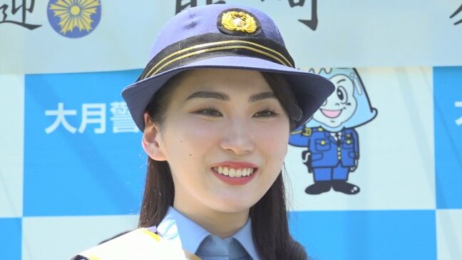 バイクの日　ミス・インターナショナル日本代表が一日警察署長　ライダーに安全運転呼びかけ　山梨・道志村|TBS NEWS DIG